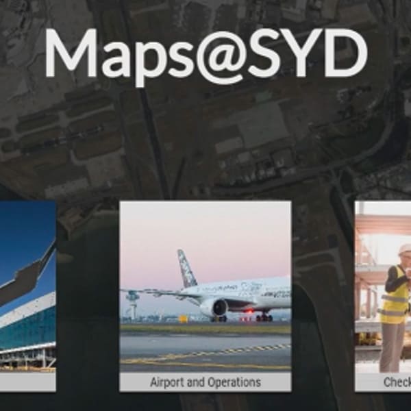 screenshot of maps @ SYD