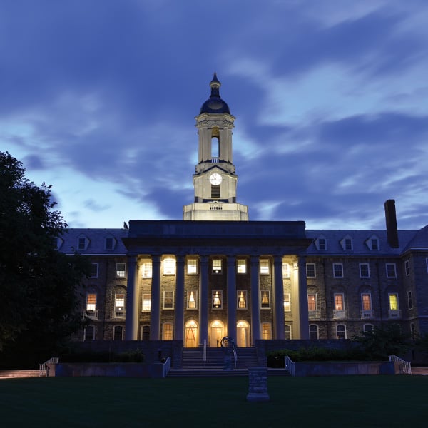 view of building on Penn State cimpus