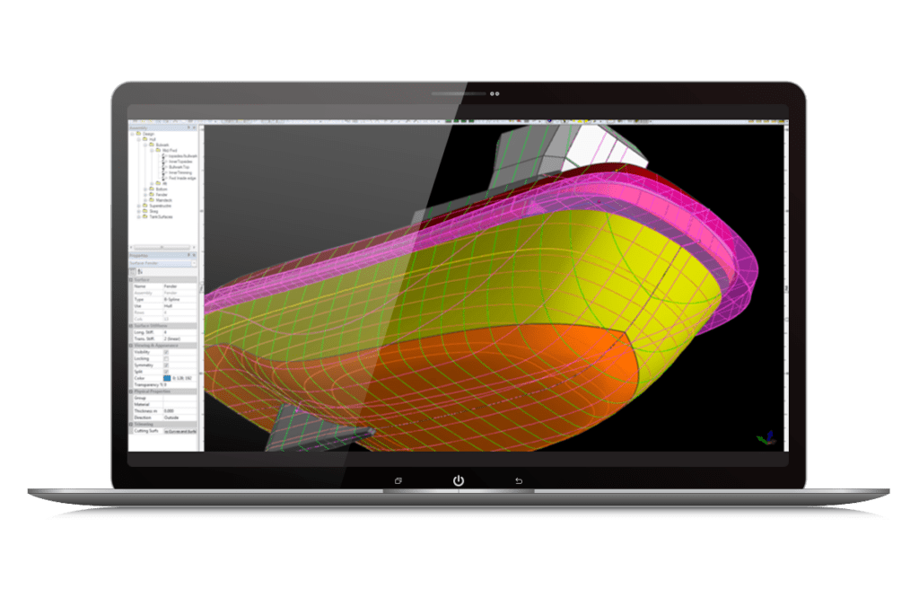 Offshore MAXSURF screen