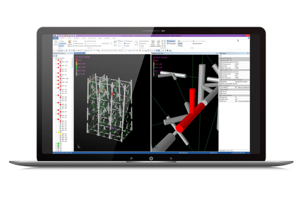 Offshore SACS fatigue screen